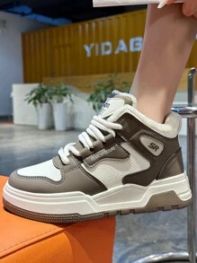 Women Daily Wear Fashionable Comfortable Casual Shoes - Brown - View 4