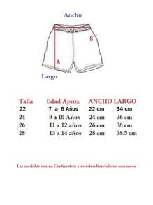 Short para niños Mexico - Blanco - Ver 5