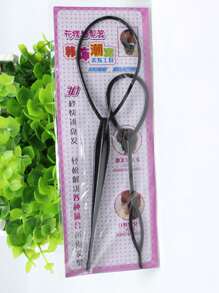 2pcs Black Multifunctional Hair Braider Tool - Black - View 5