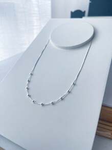 Delicarium Chain Necklaces - 銀色 - 查看 3