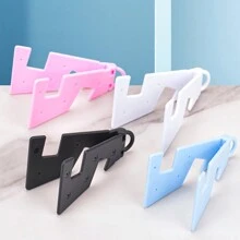 Creative Foldable Phone & Tablet Desktop Stand, Mini Portable Multi-Functional Holder For Computer, Random 4pcs Gift - Multicolor - View 3