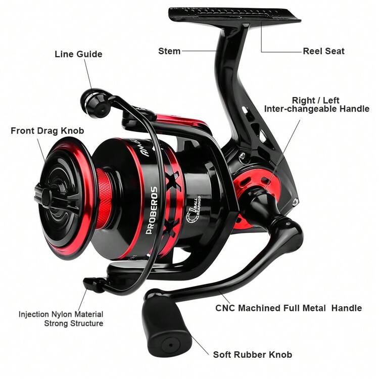PRO BEROS Fiskehjul - Multifärgad - Visa 11