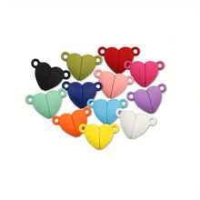 5 Men răng Hình trái tim Móc cài nam châm & 1 đôi Cặp đôi Vòng tay Với Từ tính Vật rủ xuống Phụ kiện trang sức DIY - 5 cặp - Xem 13