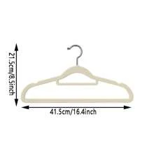Black Velvet Clothes Hangers - Black - View 5