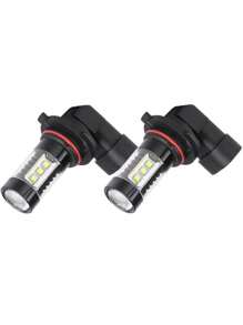 GLANBERT 2 件全新设计汽车 LED 雾灯 H4 H7 H1 灯 80W 6000K 白色汽车灯泡 H11 H3 9005 9006 汽车灯 - 白色 - 查看 14