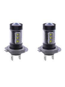 GLANBERT 2 件全新设计汽车 LED 雾灯 H4 H7 H1 灯 80W 6000K 白色汽车灯泡 H11 H3 9005 9006 汽车灯 - 白色 - 查看 18