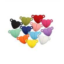 5 Men răng Hình trái tim Móc cài nam châm & 1 đôi Cặp đôi Vòng tay Với Từ tính Vật rủ xuống Phụ kiện trang sức DIY - 5 cặp - Xem 4