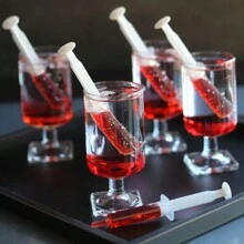 3pcs Christmas Party Festival Syringe & Injection Shape Drink Dispenser - Multicolor - View 4