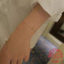 1入款925鍍14k金個性化月亮和星星手鍊,適合女性日常穿戴