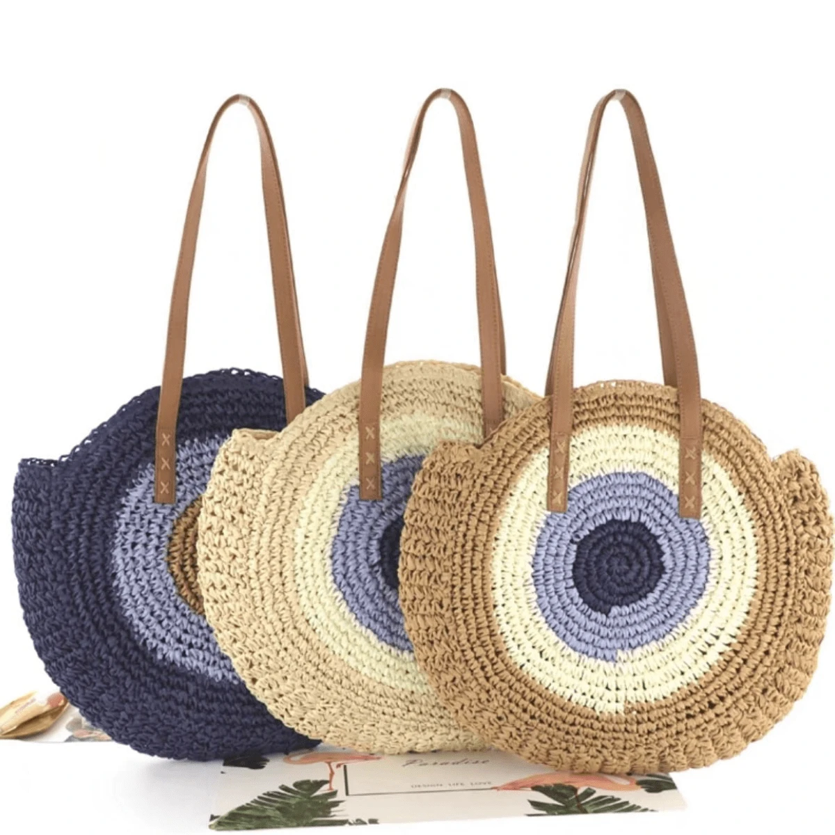 Women Shoulder Bags - 米色 - 查看 1