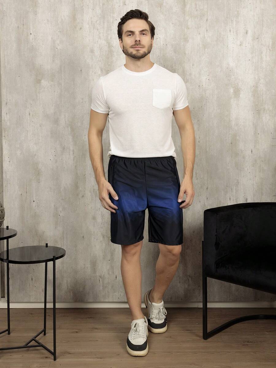 Men Shorts - Màu xanh lam - Xem 1