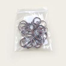 20入組13*16mm圓形龍蝦扣法式槓桿耳環鉤,diy製作耳環合金珠寶配件,小型企業用品