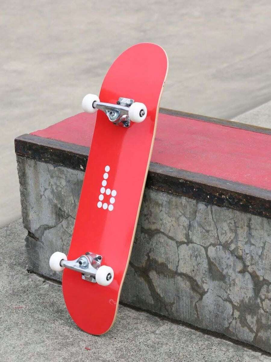 The Best Beginner Complete Skateboard - Red - View 1