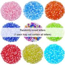 50入組/套釘珠DIY首飾配件 - 白色 - 查看 3