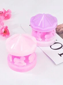 1 stuk Kristallen epoxy Hars Gietvorm Carrousel Hanger Juweelhanger Siliconen vorm Geschikt Voor DIY Geschenk Maken Accessoires