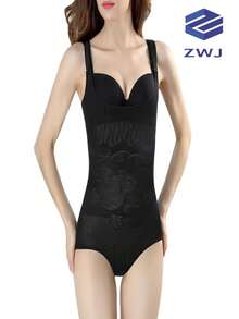 faja con blusa y calzoncillo fácil de bajar - Negro - Ver 4