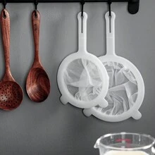 1pc Filter Mesh, Kitchen Strainer Colander, Fine Mesh Food Filter, Coffee Filter, Juice Powder Filter, Tea Juice Soy Milk Filter, Kitchen Supplies, Household Essential, Dorm Necessity, Back To School (3 Sizes Available, XXL Actual Size 26.8cm/10.55in) Home Appliances Accessories Gadgets Tools Christmas Stuff Cooking Christmas