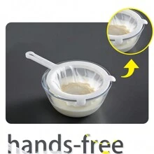 1pc Filter Mesh, Kitchen Strainer Colander, Fine Mesh Food Filter, Coffee Filter, Juice Powder Filter, Tea Juice Soy Milk Filter, Kitchen Supplies, Household Essential, Dorm Necessity, Back To School (3 Sizes Available, XXL Actual Size 26.8cm/10.55in) Home Appliances Accessories Gadgets Tools Christmas Stuff Cooking Christmas