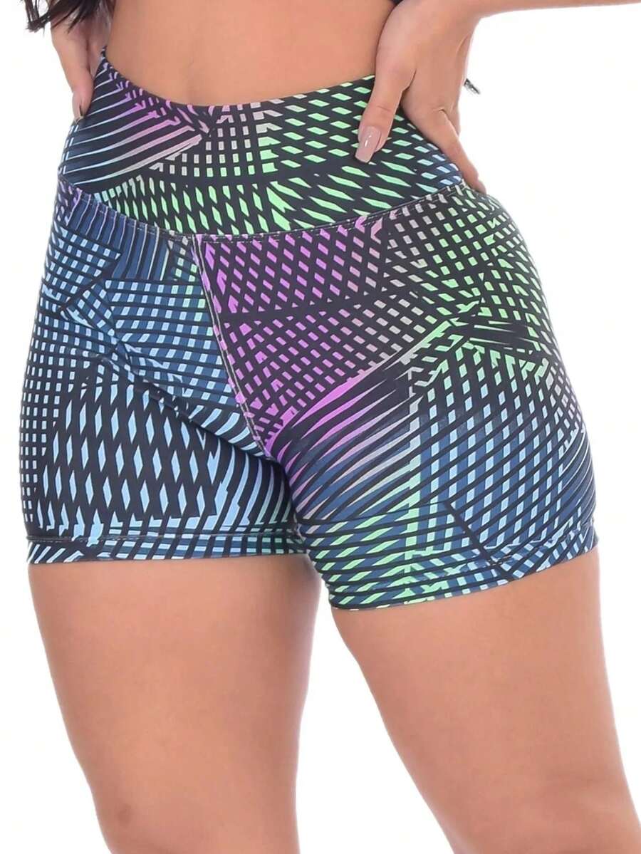 Women Sports Shorts - 彩色 - 查看 1