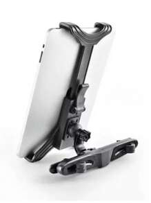 Base Soporte Para Tableta Cabecera De Asiento Auto Camioneta Ajustable de 7 a 11 Pulgadas - Negro - Ver 2