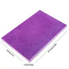 10 peças/pacote Papel Glitter Tamanho A4, Papel Artesanal Esponjoso Metálico, 10 Cores de Papel de Corte Artesanal, Sem Adesivo nas Costas
