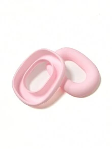 Compatible With Apple Max Headphone Protective Cover, Silicone Anti-Collision Headphone Inner Shell - Pink - View 3