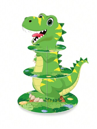1pc Dinosaur Themed Cupcake Stand Back To School Valentine Day