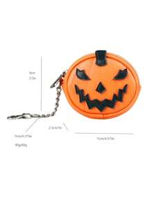 Halloween Design Coin Purse - Orange - View 5