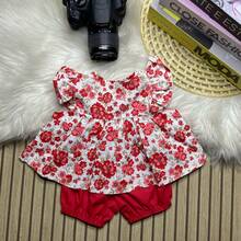 Young Girls Sets - 紅色 - 查看 2