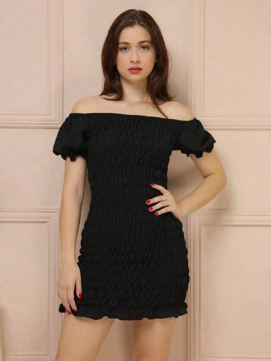 Women Dresses - Black - View 1