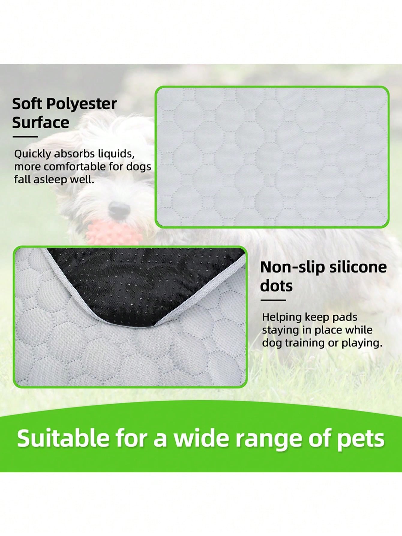 1PC Super Absorbent Washable Pee Pads For Dogs Superior Reusable Puppy