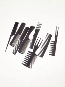 8件套专业美发梳造型套装，适用于各种发长和发型的美发梳，包括发刷、梳子、美发工具、美发产品和配件，是理发店、美容院、返校季、旅行度假的必备佳品，也是女士美发配件的理想之选。套装包含梳子、顺发梳、球形梳、迷你发刷套装、木梳、发刷、美发设备、发型设计、美发、发刷、发刷套装、梳子、卷发梳、顺发梳、女士发刷、理发师配件、理发店、美发设备。