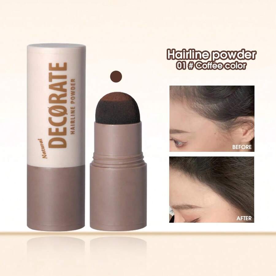 咖啡色-自然修飾髮際線粉,填補額頭和太陽穴影子粉 - 01#咖啡色 - 查看 1