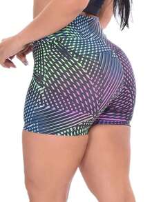 Women Sports Shorts - 彩色 - 查看 2