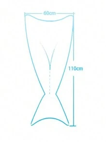 Manta con cola de sirena - Multicolor - Ver 2