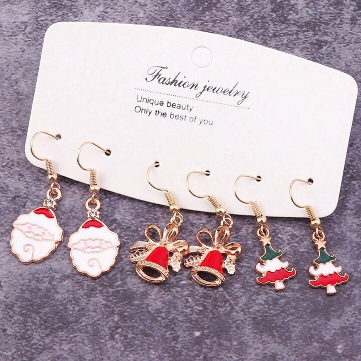 クリスマス　サンタとトナカイピアス X'mas☆ サンタとトナカイ ビジューピアス*° | ☆REJOUIR