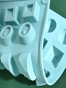 1件隨機顏色的硅膠巧克力模具,不黏糖果巧克力棒模具冰格,可重複使用的糖果蛋白質硅膠巧克力模具 - 灰色 - 查看 4