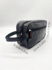 Waterproof Storage Bag Washing And Rinsing Storage Bag Large Capacity Tool Kit Waterproof Storage Bag, Men Clutch Bag, Men Handing Bag, Men Wrist Bag Toiletry Storage Bag, Large Capacity Kit, Portable Belongings Black Bag Holiday Essentials Bags Summer Back To School The Sporty Life Summer Bag Spring Break Bag Pack Handbags Makeup Bag Mini Bag Small Bag Vintage Men Essentials Fashion Men's Bags Water Repellent Business Pillow Bag Men Men's Gifts Father Day Gift Bags For Holiday Pouch Wristlet Wallet