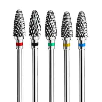 1 pièce Tête de meulage en alliage de carbure de tungstène 3/32'' (2,35 mm) Lime à ongles professionnelle Embout de foret Tête de machine à limer électrique pour retirer le vernis à ongles, la manucure, le démantèlement, le polissage des ongles, fournitures pour ongles, outils pour ongles, outils pour nail art, rentrée scolaire, ongles, outils pour ongles pour faux ongles