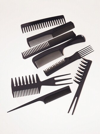 8pcs Professional Hair Comb Styling Set, Hairdressing Combs For All Hair Length And All Hair Styles Hair Brush, Comb, Hair Tools, Hair Products And Accessories For Barber Salon Beauty Back To School, Travel Holiday Essentials, Hair Accessories For Women, Brush, Detangling Brush, Ball Brush, Mini Hair Brush Set, Wooden Comb, Hair Brush, Hairdressing Equipment, Hairstyle, Hairdressing, Hair Brush, Brush Hair Brush Set, Comb Hair, Comb For Curls, Detangling Brush, Hair Brush For Women, Barber Accessories, Barbershop, Hairdressing Equipment