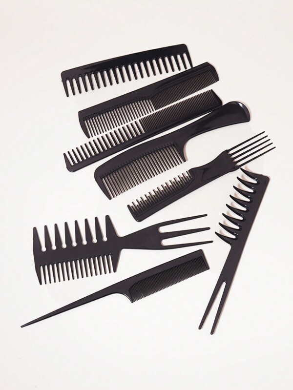 8pcs Professional Hair Comb Styling Set, Hairdressing Combs For All Hair Length And All Hair Styles Hair Brush, Comb, Hair Tools, Hair Products And Accessories For Barber Salon Beauty Back To School, Travel Holiday Essentials, Hair Accessories For Women, Brush, Detangling Brush, Ball Brush, Mini Hair Brush Set, Wooden Comb, Hair Brush, Hairdressing Equipment, Hairstyle, Hairdressing, Hair Brush, Brush Hair Brush Set, Comb Hair, Comb For Curls, Detangling Brush, Hair Brush For Women, Barber Accessories, Barbershop, Hairdressing Equipment