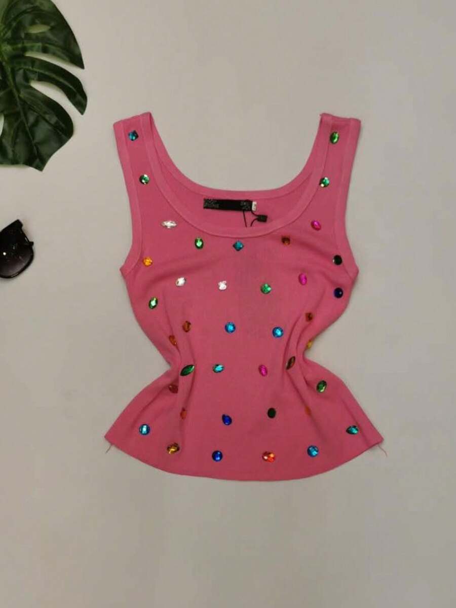 Women Knit Tops - 淺粉色 - 查看 1