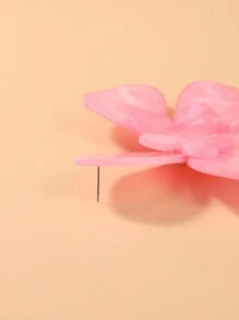 1pair European And American Style Acetate Artistic Flower Shaped Earrings With Exaggerated Design For Women - Multicolor - View 4