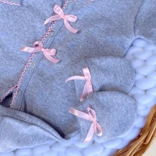 Nika Baby Baby Girls Rompers - Grey - View 2