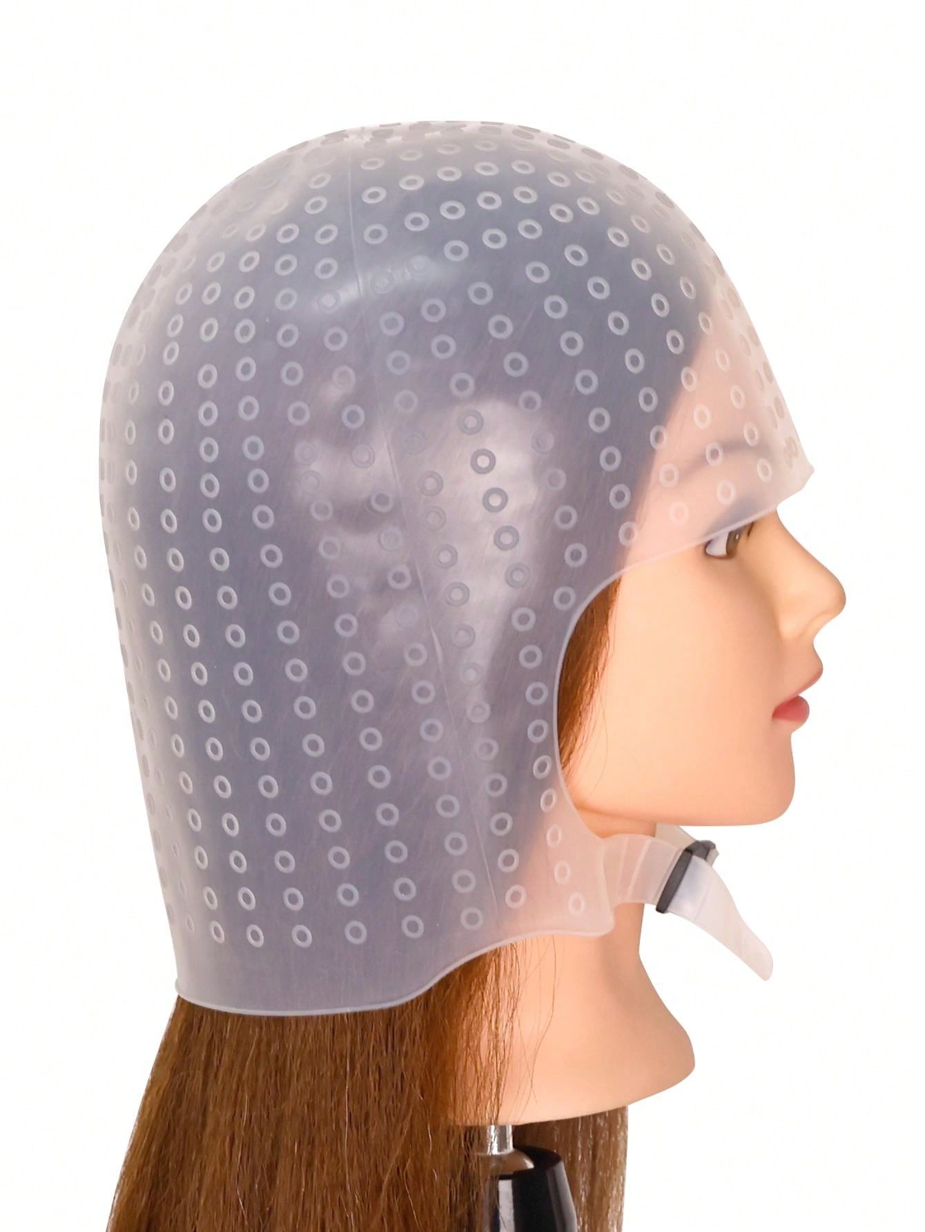 Silicone Highlighting Cap For Professional Salon Hair Dyeing With