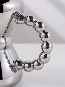 1pc Silver Bow-Knot Shaped Coffee Cup - Silver - View 4