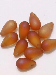 30入組8.5mm X 15mm水晶玻璃光滑3d雫狀吊墜,閃亮/啞面塗層,古風髮夾,diy珠寶製作吊墜,適用於項鍊/手鍊/耳環等等 - 立體水滴(30pcs) - 查看 21