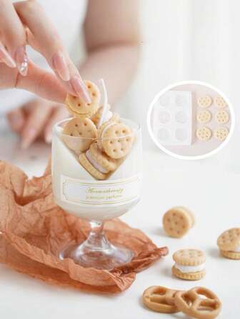 1PC Circular Silicone Mold, Handmade Candle DIY Mold, Candle Making Mold, Candle Decoration Mold, Note: Mold.