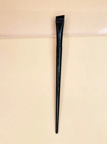 化妆刷 - 超薄细刀片眼线刷、平头角眉刷、眼影刷和遮瑕刷