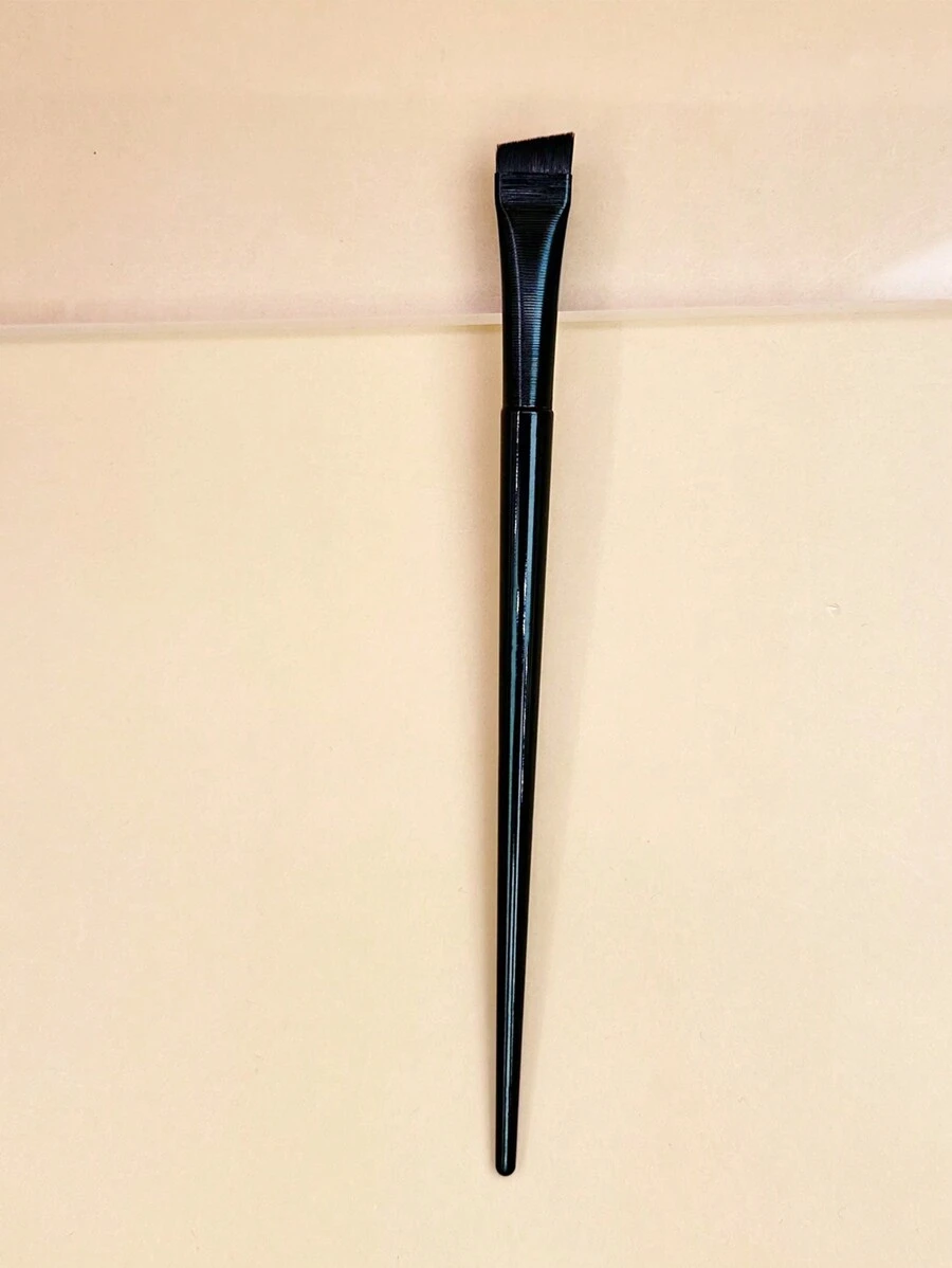 化妆刷 - 超薄细刀片眼线刷、平头角眉刷、眼影刷和遮瑕刷